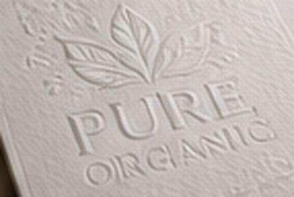 Soft-touch textured Pure Organic packaging